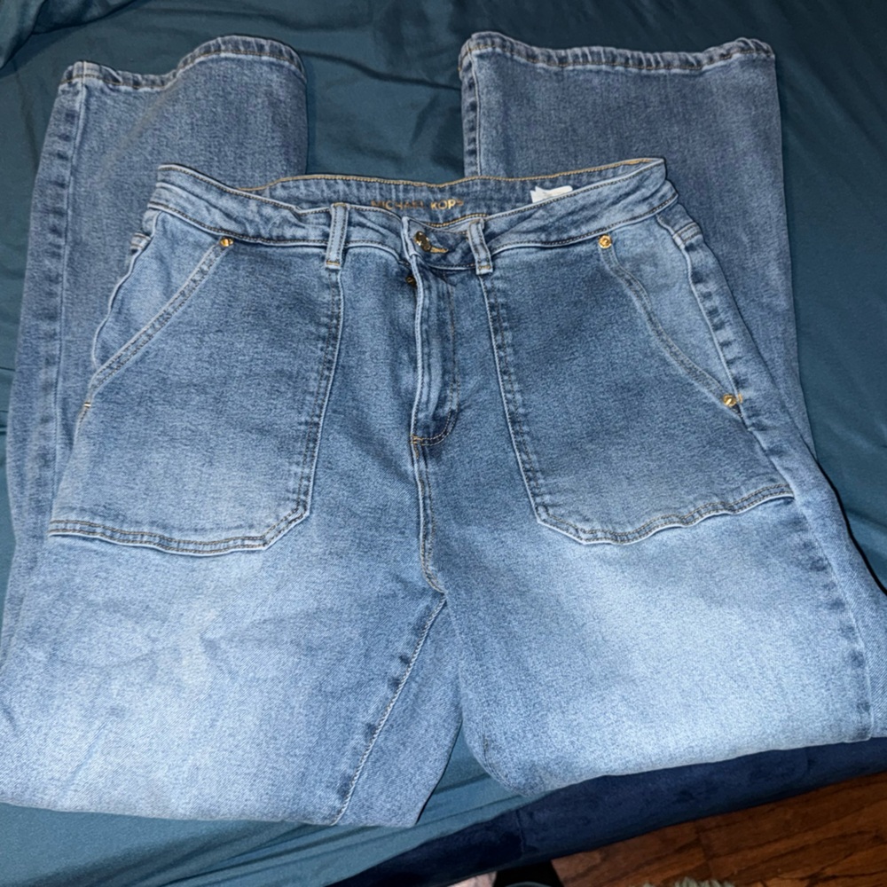 Michael Kors Classic Blue Boot Cut Jeans